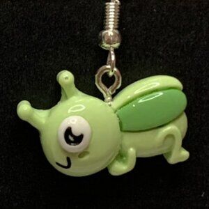 Grasshopper Earrings, Locust Earrings, Insect Earrings, Gift Idea, Silly Earring